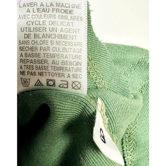 Free People NWOT Green LA Livin 90210 Muscle TankMock Neck Sleeveless Top Size S - Picture 8 of 8